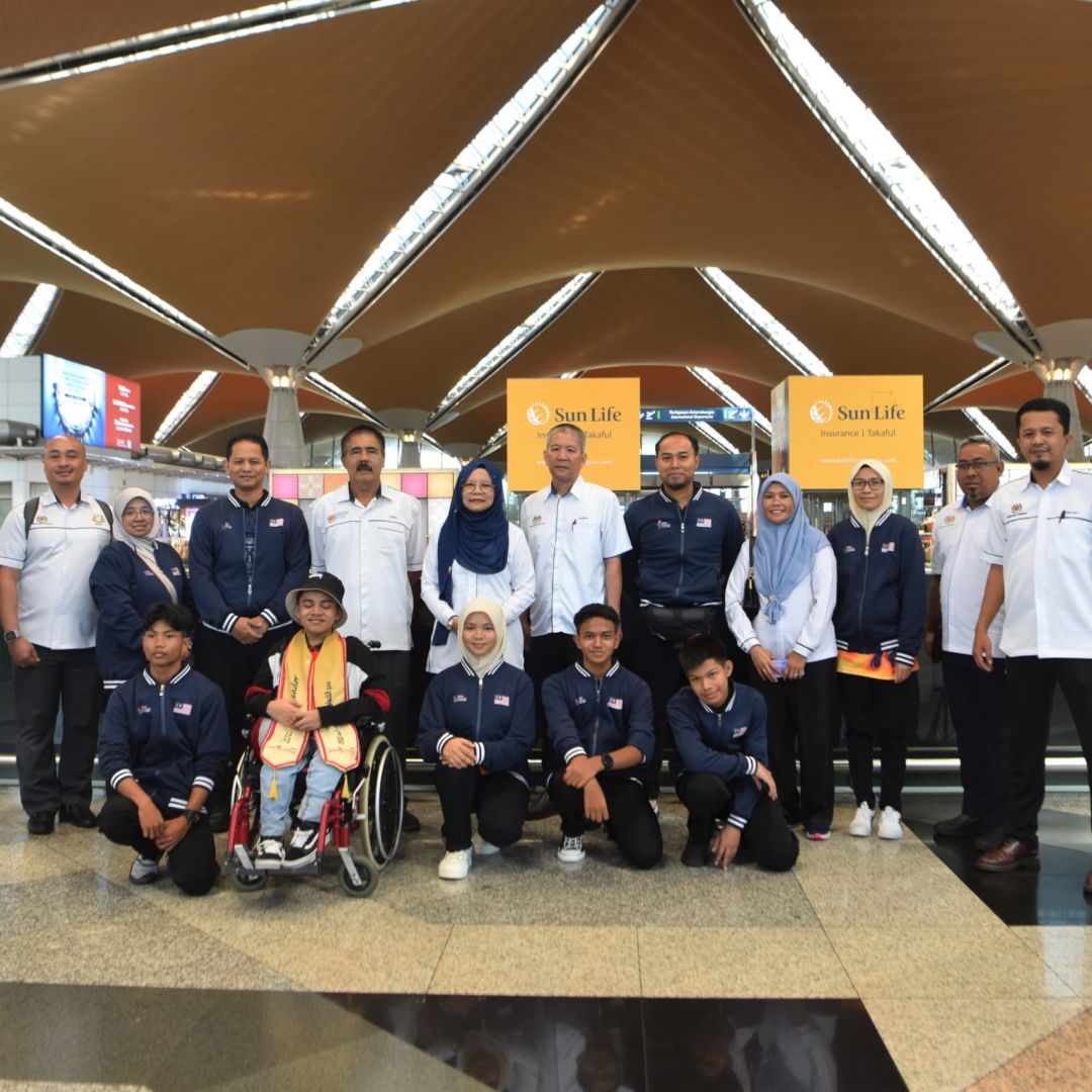 Majlis Penyerahan Jalur Gemilang Kontinjen Malaysia ke GITC